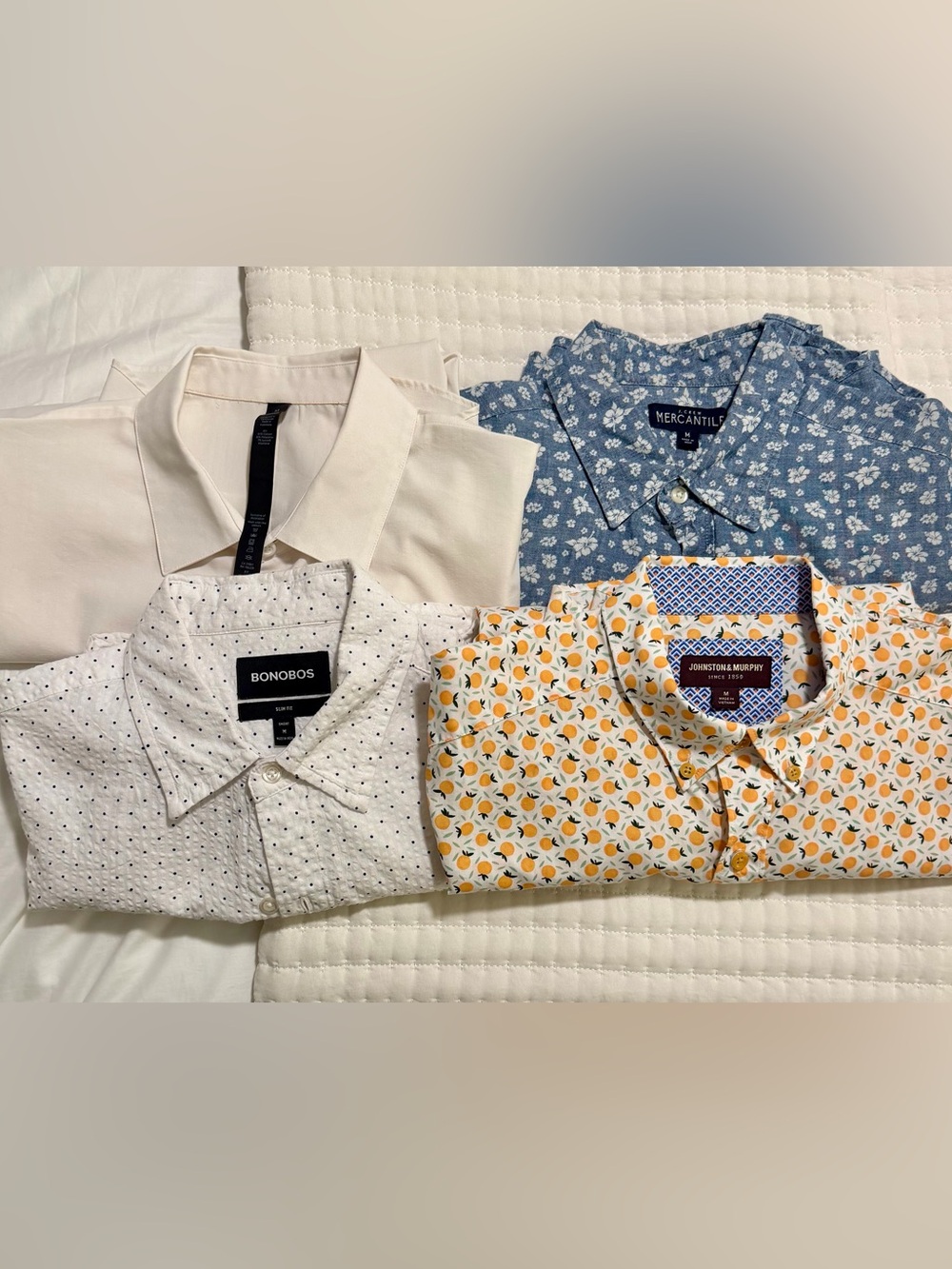 Men’s Short Sleeve Button Up Shirts - Bundle. J&M, Lululemon, Bonobos, J.Crew